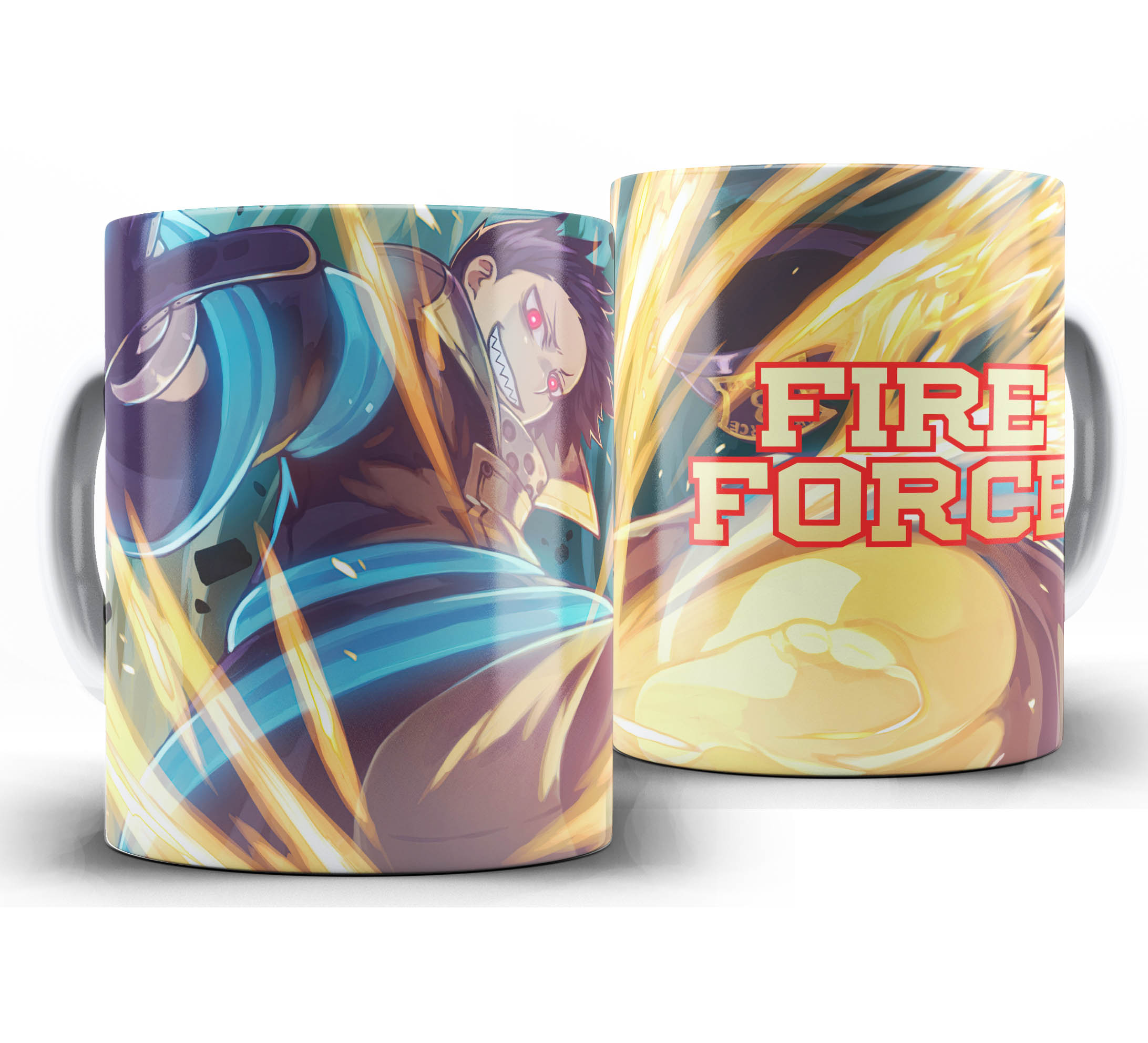 Caneca Anime - Fire force - Cascata